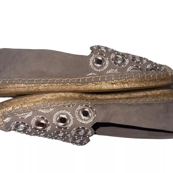 Tory Burch Yasmin Embellished Espadrille LIKE NEW - Picture 7 of 9